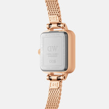 Load image into Gallery viewer, Daniel Wellington Quadro Mini 15x18 Melrose RG White Watch
