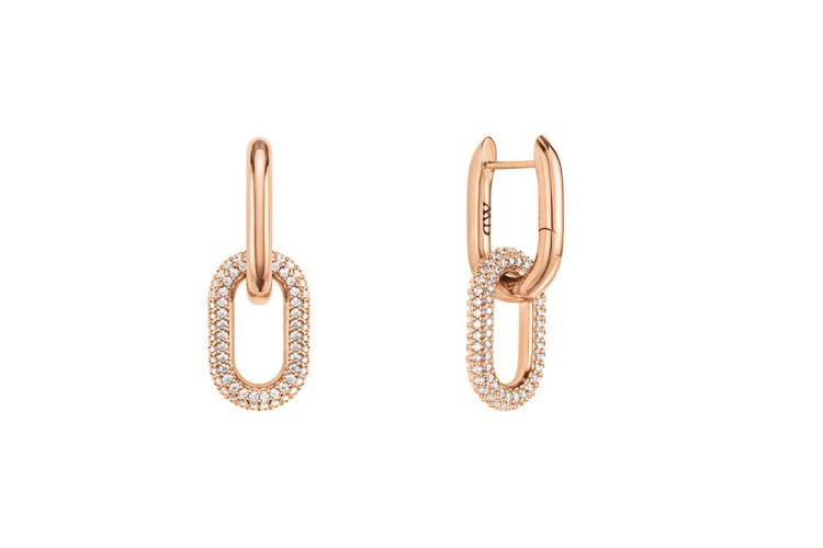 Daniel Wellington Crystal Link Earrings RG