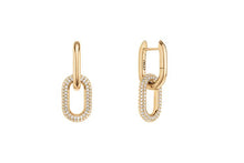 Load image into Gallery viewer, Daniel Wellington Crystal Link Earrings G