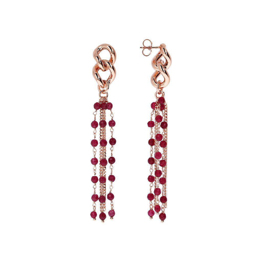 Bronzallure Dangling Earrings Long Multiline