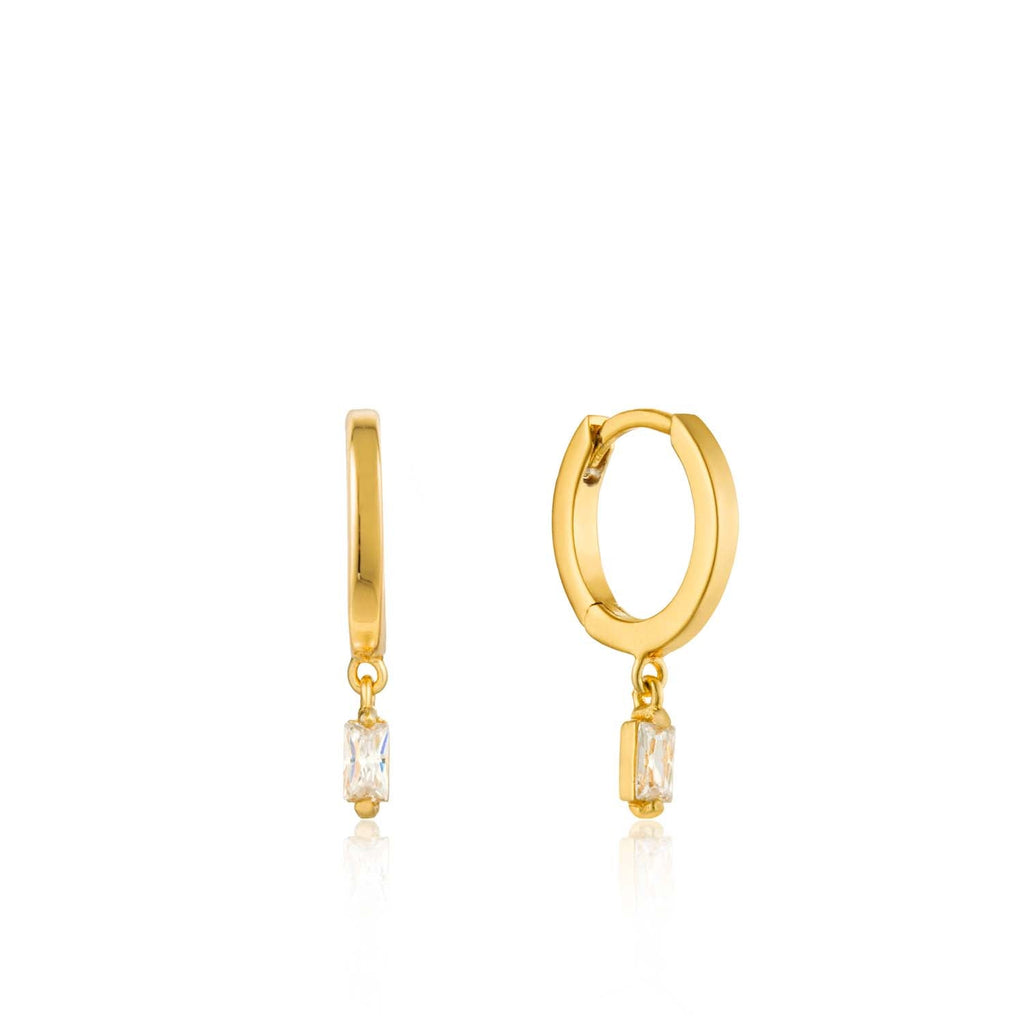 Ania Haie Glow Huggie Hoops - Gold