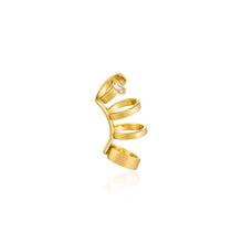 Load image into Gallery viewer, Ania Haie Glow Crawler Ear Cuff - Gold