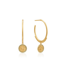 Load image into Gallery viewer, Ania Haie Emperor Hoop Earrings  - Gold