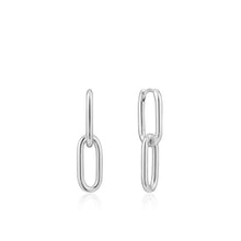 Load image into Gallery viewer, Ania Haie Cable Link Earrings - Silver