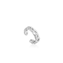 Load image into Gallery viewer, Ania Haie Curb Chain Ear Cuff - Silver