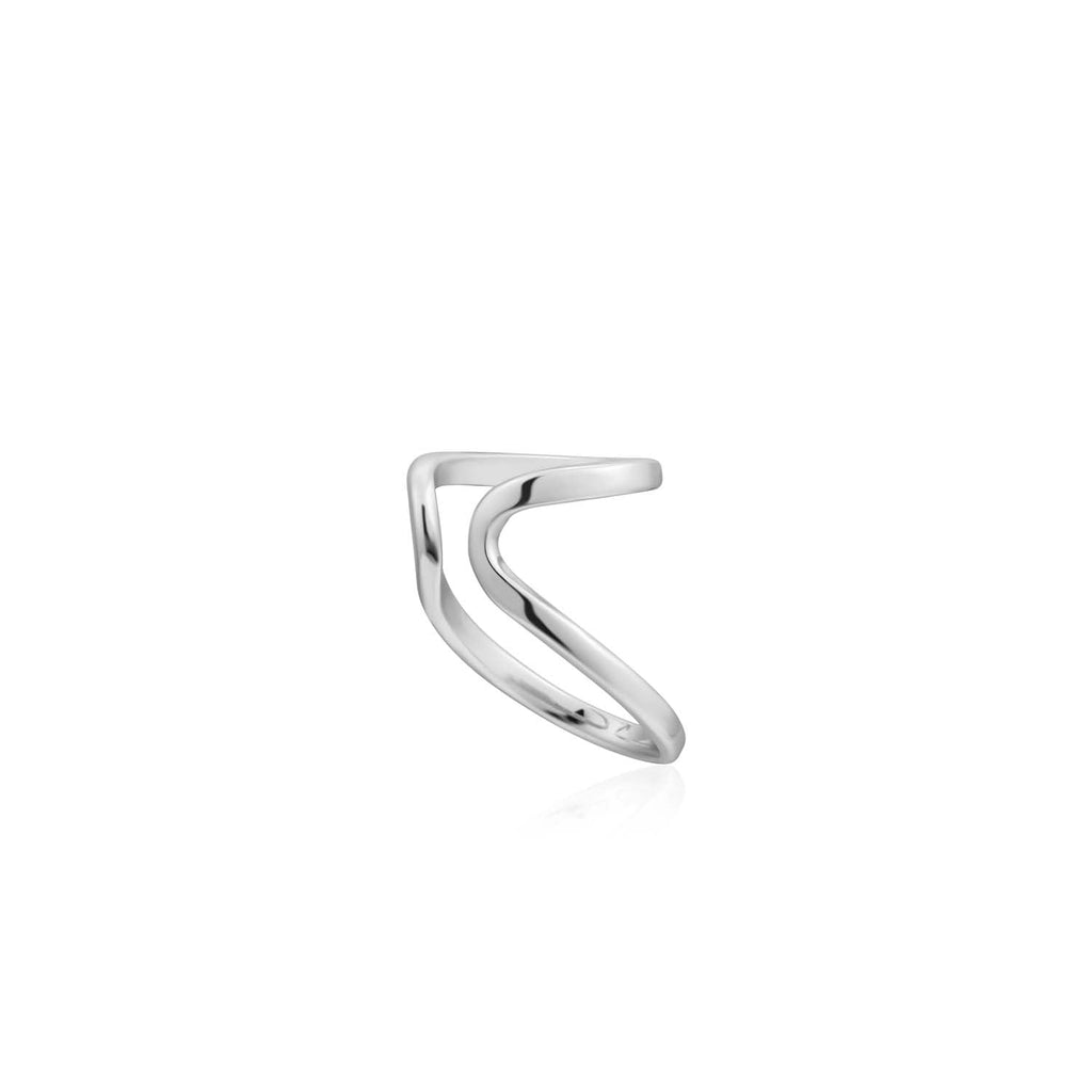 Ania Haie Double Ear Cuff - Silver