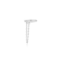 Load image into Gallery viewer, Ania Haie Drop Chain Ear Cuff - Silver