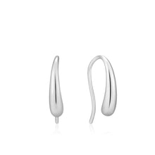 Load image into Gallery viewer, Ania Haie Luxe Hook Earrings - Silver