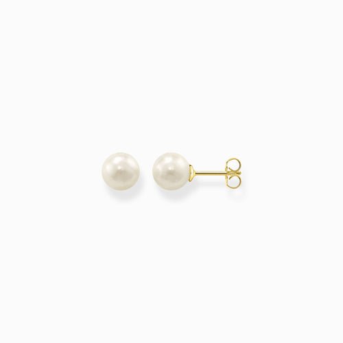 Thomas Sabo Ear Studs Pearl Gold