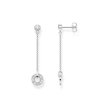 Load image into Gallery viewer, THOMAS SABO Sparkling Circles Drop Silver Earrings