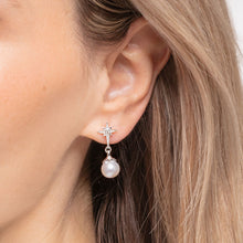 Load image into Gallery viewer, Thomas Sabo Earrings Pearl Star