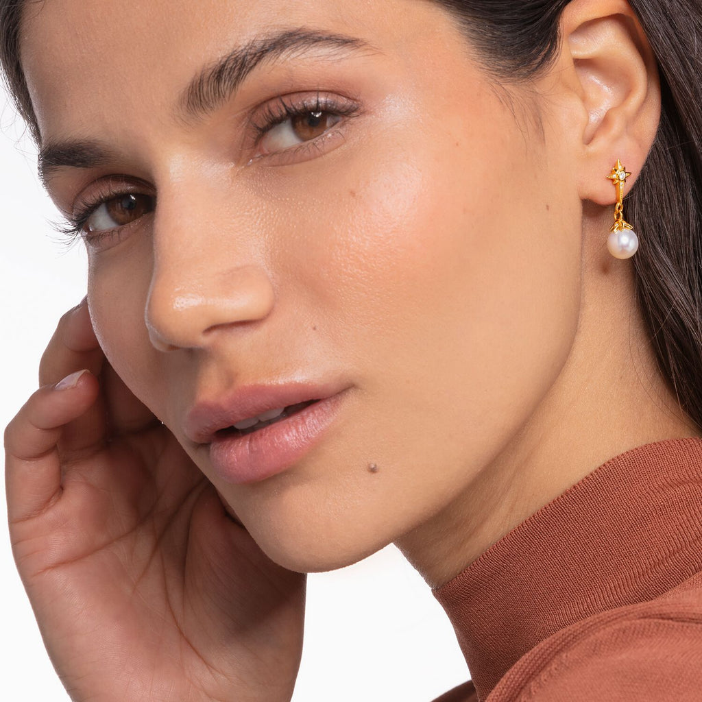 Thomas Sabo Earrings Pearl Star