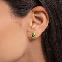 Load image into Gallery viewer, Thomas Sabo Ear Studs Green Stone