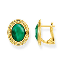 Load image into Gallery viewer, Thomas Sabo Ear Studs Green Stone