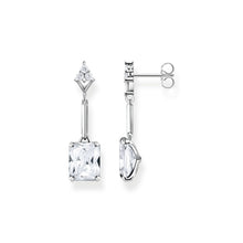 Load image into Gallery viewer, Thomas Sabo Earring White Stone Silver