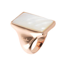 Load image into Gallery viewer, Bronzallure Rectangular Stone Adjustable Ring