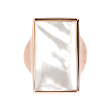 Load image into Gallery viewer, Bronzallure Rectangular Stone Adjustable Ring