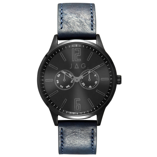 Jag Edward Black Alloy 45mm Watch