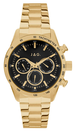 Jag Alain Gold Stainless Steel 44mm Watch
