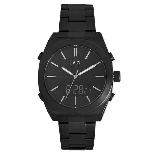 Jag Lincoln Black 43mm Watch