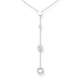 THOMAS SABO Sparkling Circles Silver Necklace