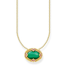 Load image into Gallery viewer, Thomas Sabo Necklace Green Stone