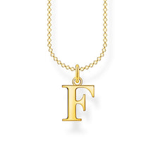 Load image into Gallery viewer, Thomas Sabo Necklace Letter F Gold