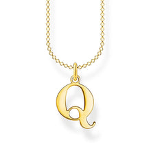 Load image into Gallery viewer, Thomas Sabo Necklace Letter Q Gold