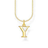 Thomas Sabo Necklace Letter Y Gold