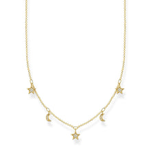 Load image into Gallery viewer, Thomas Sabo Necklace Crescent Moons &amp; Stars