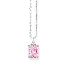 Load image into Gallery viewer, THOMAS SABO Heritage Pink Stone Silver Necklace