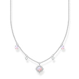 Thomas Sabo Necklace Pink Stone Silver