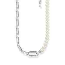 Load image into Gallery viewer, Thomas Sabo Necklace Links And Pearls Silver