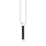 THOMAS SABO Heritage Black Bar Necklace