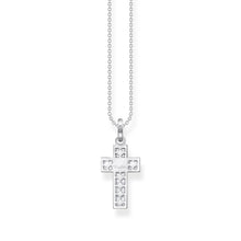 Load image into Gallery viewer, THOMAS SABO Heritage Cross White Stones Necklace