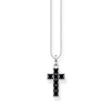 Load image into Gallery viewer, THOMAS SABO Heritage Black Cross Necklace