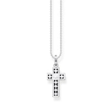 Load image into Gallery viewer, THOMAS SABO Heritage Black Cross Necklace