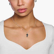 Load image into Gallery viewer, THOMAS SABO Heritage Black Cross Necklace