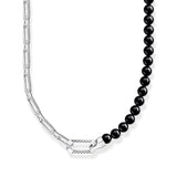 THOMAS SABO Rebel Onyx Bead Necklace