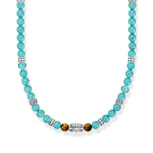 Load image into Gallery viewer, THOMAS SABO Rebel Turquoise Bead Necklace