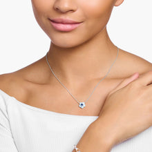 Load image into Gallery viewer, THOMAS SABO Blue Stone Flower Necklace