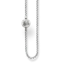 Load image into Gallery viewer, Silver Polished Karma Anklet 26cm