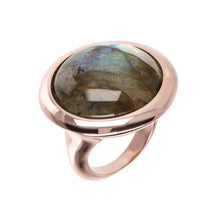 Load image into Gallery viewer, Bronzallure Labradorite Bezel Set Ring
