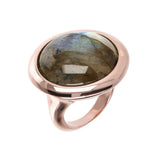 Bronzallure Labradorite Bezel Set Ring