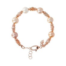 Load image into Gallery viewer, Bronzallure Ming Pearls And Moonstone Bracelet