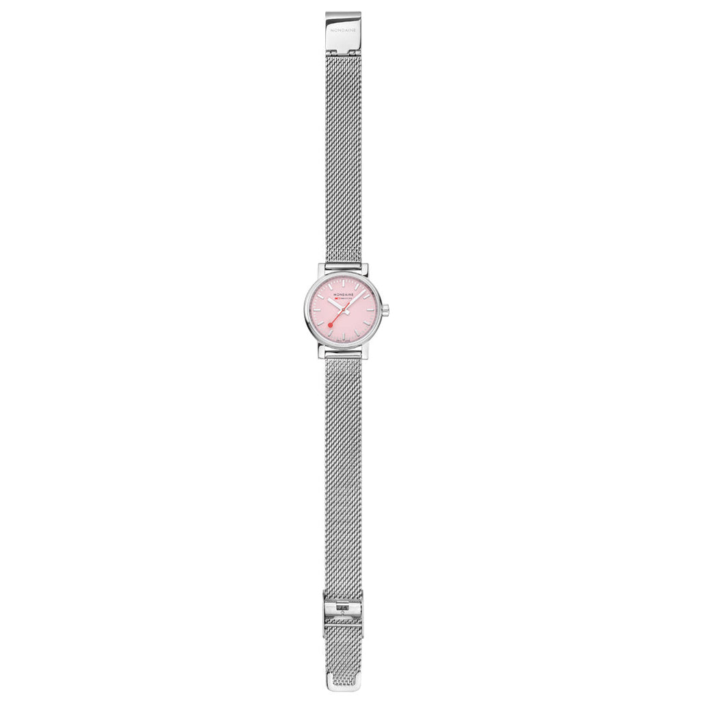 Mondaine Official Swiss Railways Evo2 26mm Sunrise Pink Watch