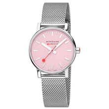 Load image into Gallery viewer, Mondaine Official Swiss Railways Evo2 35mm Sunrise Pink Watch