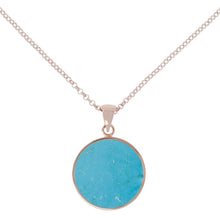 Load image into Gallery viewer, Bronzallure Magnesite  Disc Necklace