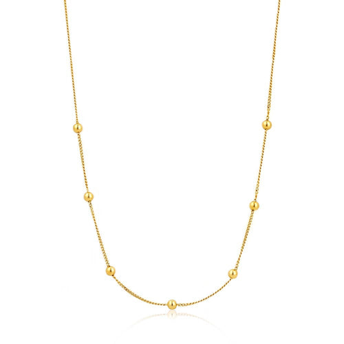 Ania Haie Modern Beaded Necklace - Gold
