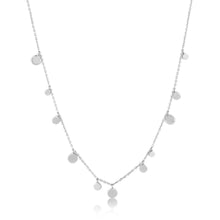 Load image into Gallery viewer, Ania Haie Geometry Mixed Discs Necklace - Silver